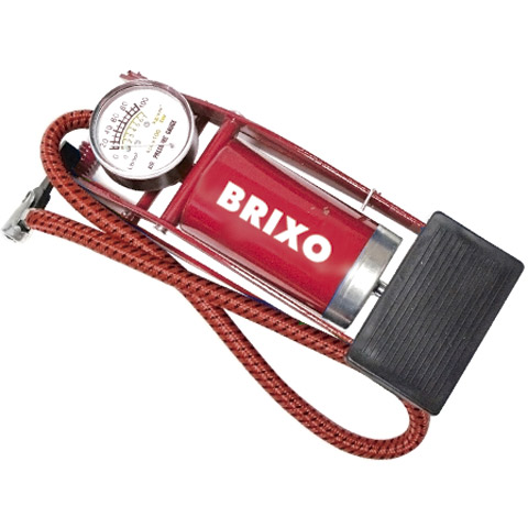 BOMBA INFLADO PEDAL 5 BARES CON MANOMETRO