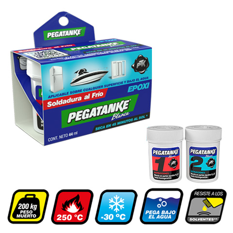 ADHESIVO EPOXI BLANCO (44 ML) PEGATANKE