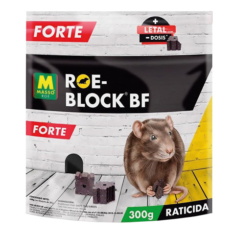 RATICIDA BLOQUES ROE-BLOCK FORTE 300GR