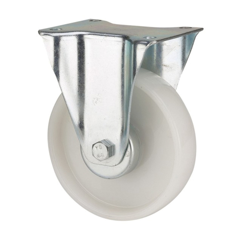 RUEDA INDUSTRIA FIJA POLIAMIX BLANCO