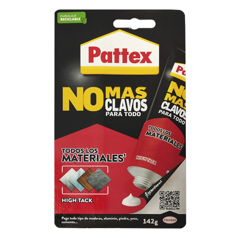 ADHESIVO MONTAJE NO MAS CLAVOS PARA TODO 142GRS. PATTEX
