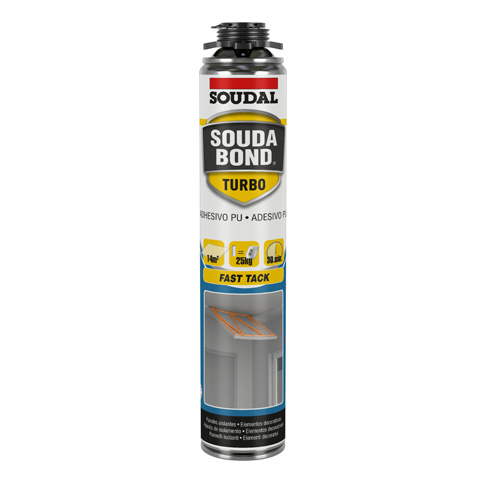 ESPUMA POLIURETANO ADHESIVA TURBO SOUDAL