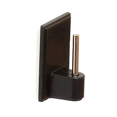 COLGADOR ADHESIVO PLASTICO VISILLO NEGRO P1002N (BL 4UD)