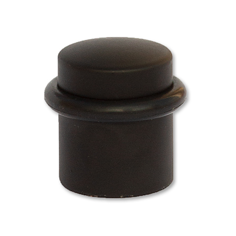 TOPE PUERTA C/TORNILLO METAL CILINDRICO 20X28MM NEGRO T1006N (BL)