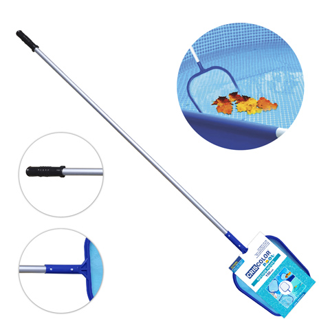 RECOGEHOJAS PISCINA C/PERTIGA 185CM 42385