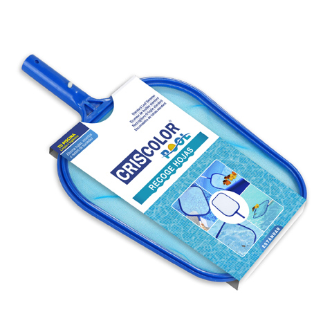RECOGEHOJAS PISCINAS PLANO 42X28CM CLIP-PALOMILLA 42383