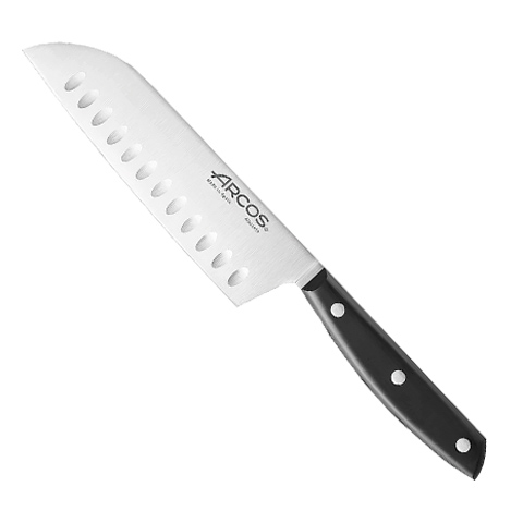 CUCHILLO IBIZA SANTOKU ALVEOLOS 180MM ARCOS