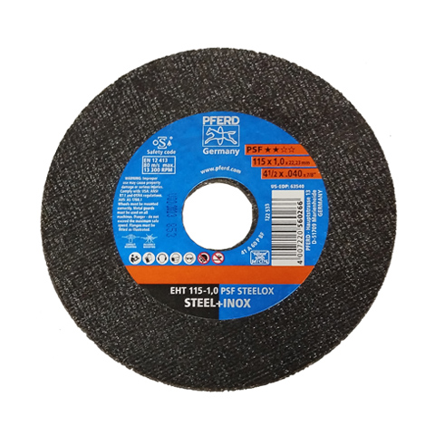 DISCO CABALLITO CORTE INOX 115-1MM PS