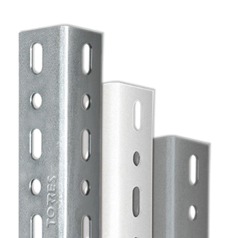 PERFIL ESTANTERIA RANURADO