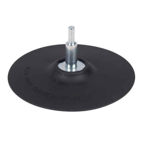 PLATO CAUCHO TALADRO 125MM