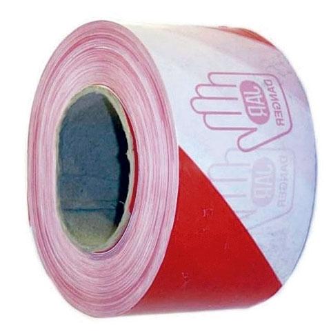 CINTA SEÑALIZACION OBRA BLANCO/ROJO JAR