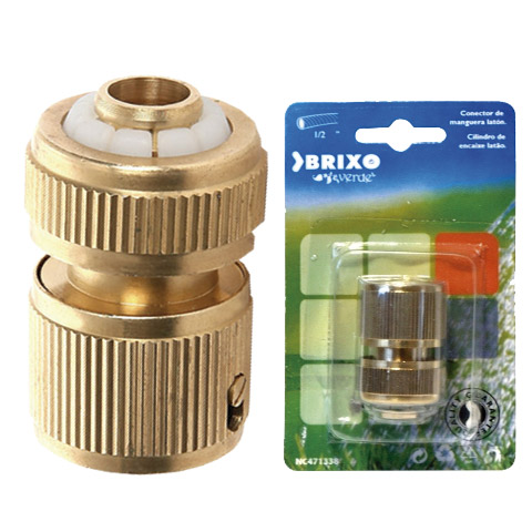 CONECTOR RIEGO RAPIDO LATON
