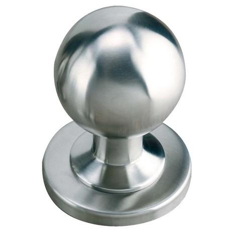 POMO PUERTA C/PLACA ACERO INOXIDABLE REF.880