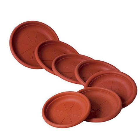 PLATO MACETA PLASTICO REDONDO TERRACOTA