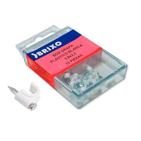 BOX GRAPA PLASTICO BLANCA