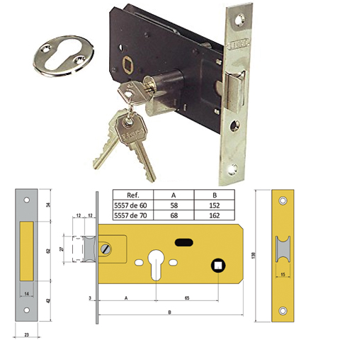 CERRADURA LINCE 5557