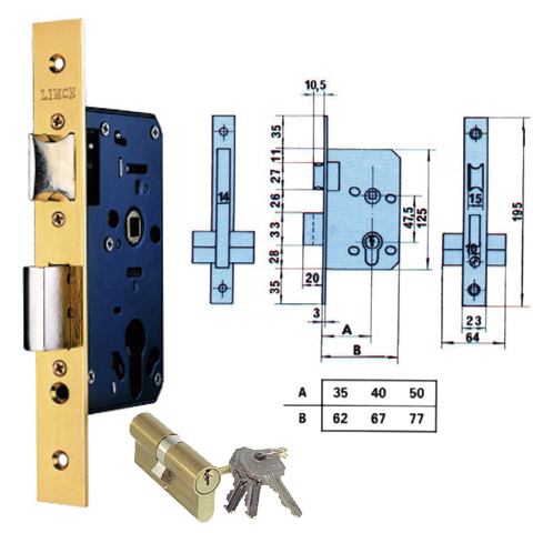 CERRADURA LINCE 5801