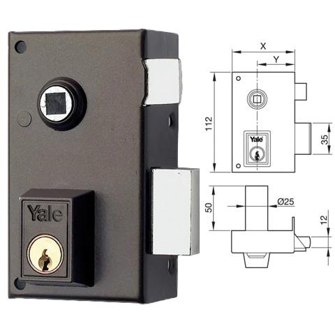 CERRADURA YALE  56-BP