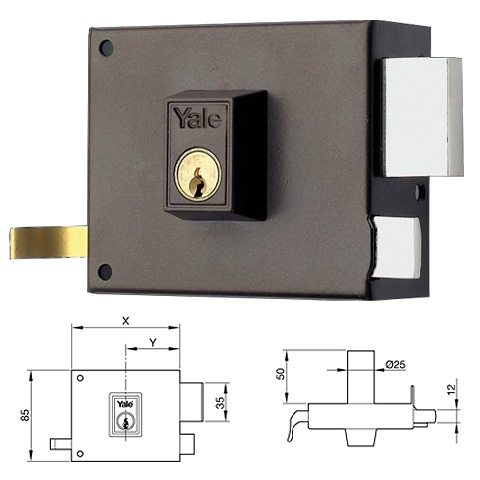 CERRADURA YALE 125-AP