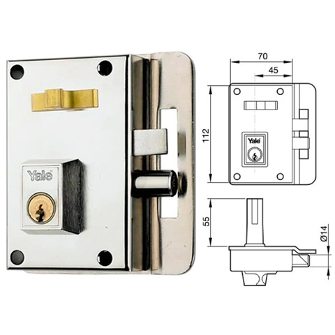 CERRADURA YALE  10-N
