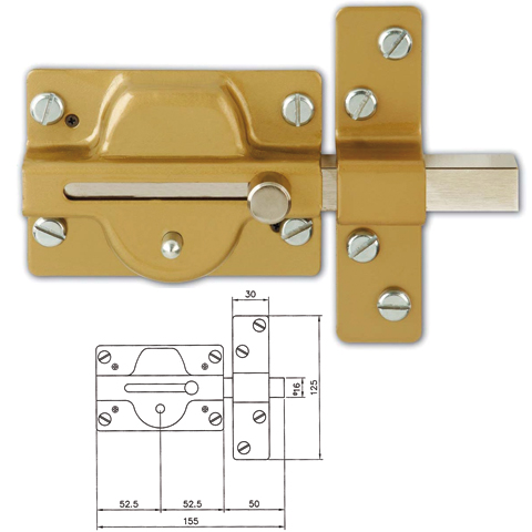 CERROJO EZCURRA 300 PINTADO