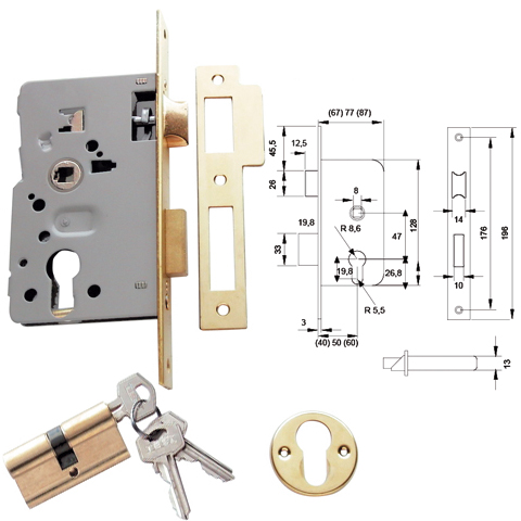 CERRADURA TESA 2010P HL