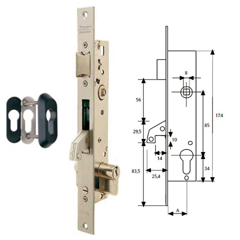 CERRADURA TESA 2240 3AI