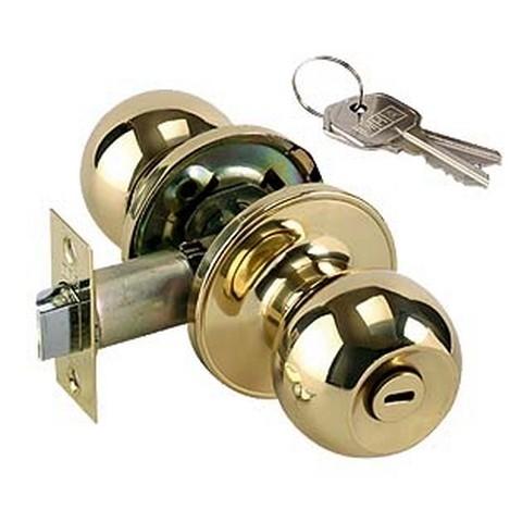 POMOS PUERTA BOLA 281/60-70MM LATON PULIDO