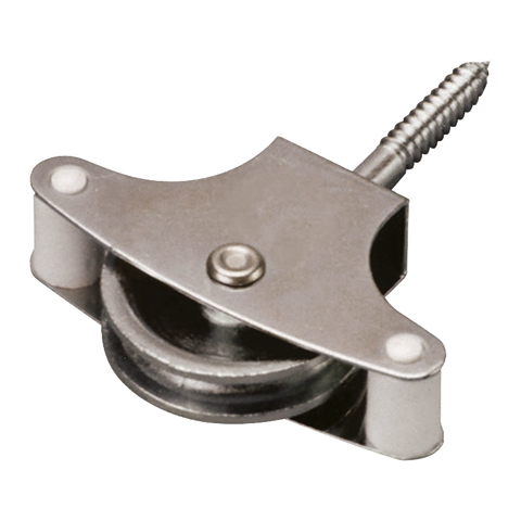 POLEA TENDEDERO TIRAFONDO METALICO P-3