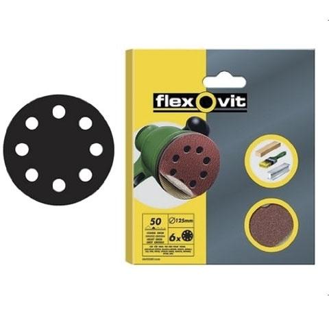 DISCO LIJA VELCRO PERFORADO 125MM