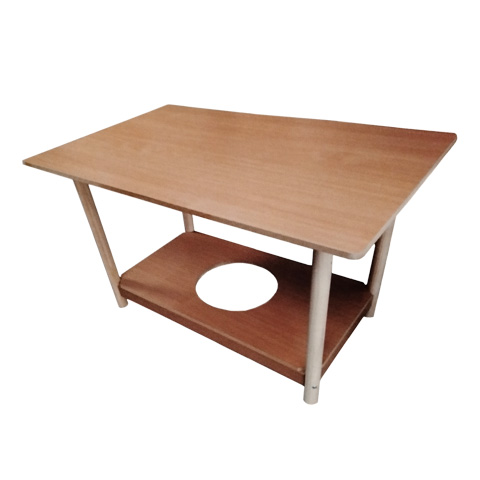 MESA CAMILLA CON TARIMA RECTANGULAR