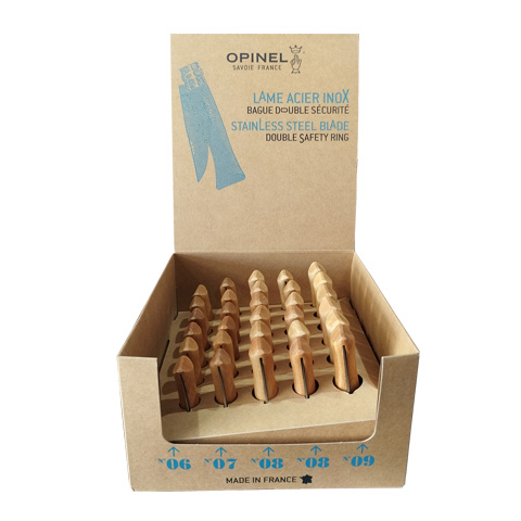 EXPOSITOR NAVAJAS OPINEL INOXIDABLE 30 UD