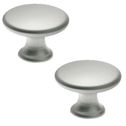 POMO MUEBLE CROMO MATE LISO