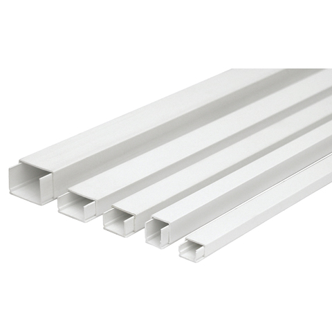 CANALETA ADHESIVA CABLE ELECTRICO 2M BLANCA