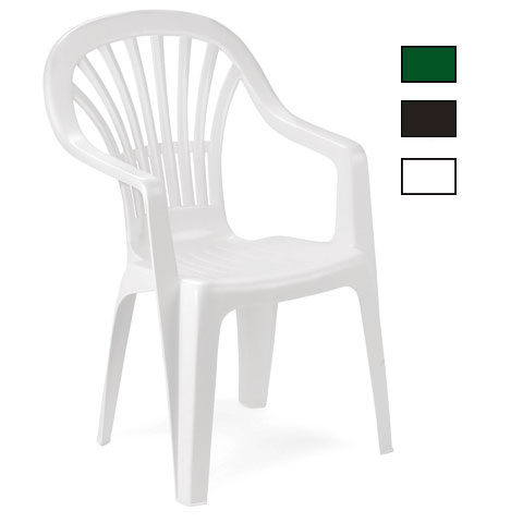 SILLON JARDIN RESINA RESPALDO ALTO ZENA