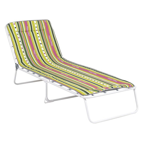 CAMA JARDIN TUBO ACERO ACOLCHADA