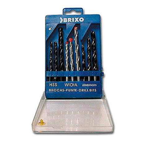 JUEGO BROCAS COMBINADAS 9 PIEZAS