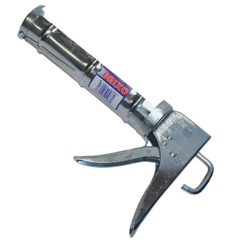 PISTOLA SILICONA ZINCADA