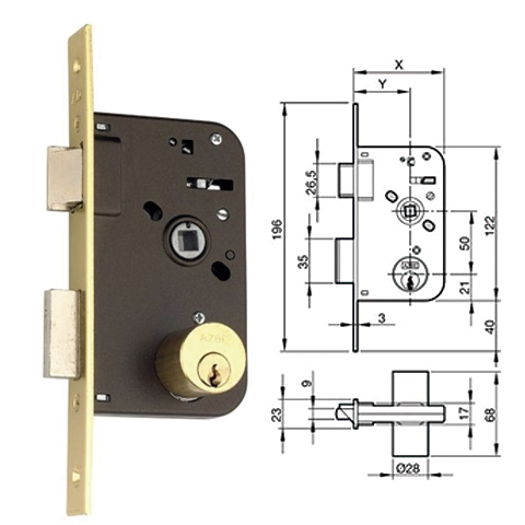 CERRADURA YALE  50 HL