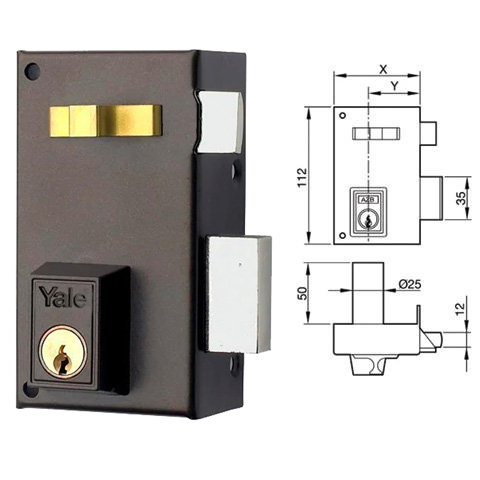 CERRADURA YALE  56-AP