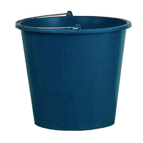 CUBO PLASTICO ASA METALICA  AZUL