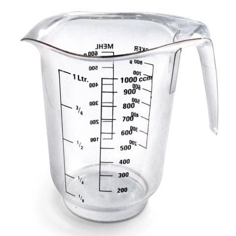 JARRA GRADUADA PLASTICO