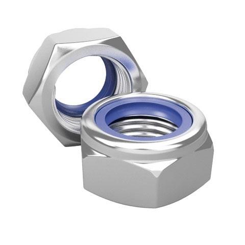 TUERCA HEXAGONAL AUTOBLOCANTE 985 ZINCADA
