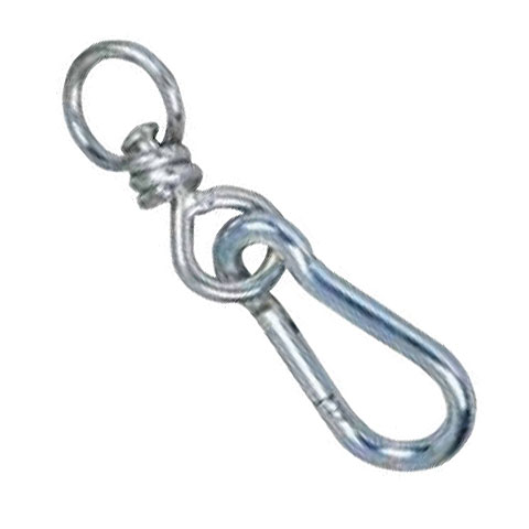 MOSQUETON BOMBERO CON GIRATORIO