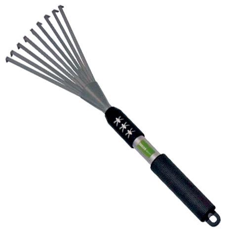 ESCOBA JARDIN FIJA 9 PUAS PLATINO