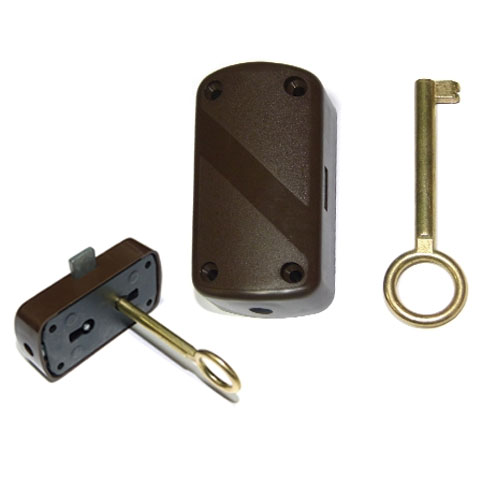 CERRADURA FALLEBA ARMARIO MARRON