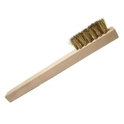 CEPILLO P/ACERO LIMPIABUJIAS MANGO MADERA BRIXO