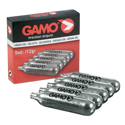 CARGAS GAS CO2 12GRMS (CAJA 5 BOTES)