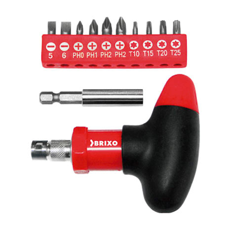 DESTORNILLADOR CARRACA 10 PUNTAS+ADAPTADOR