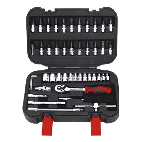 JUEGO LLAVES VASO 1/4 - 46 PIEZAS